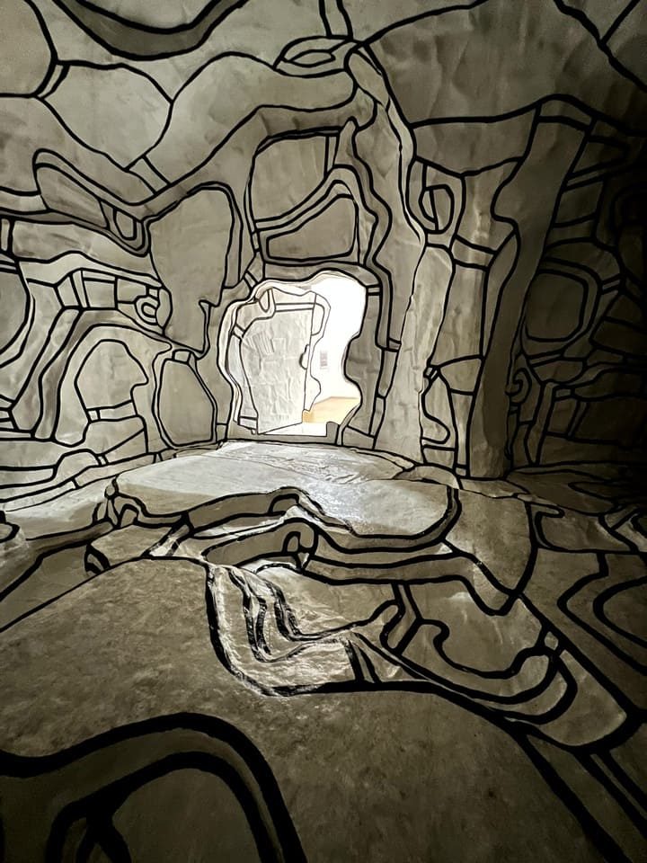 Centre Pompidou Jean Dubuffet Le Jardin d'hiver porte loin